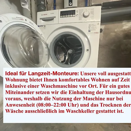 Monteure-business - 2x Mit Kueche, 1x Uebernachtungszimmer - Wlan-parkplatz-waschmaschine Groß-Umstadt